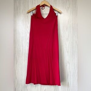 J. Crew Halter Dress Red Size M EUC